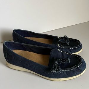 Studio Works Shoes For Life Women's Blue Jean Snazzy Shoes , Size 7M